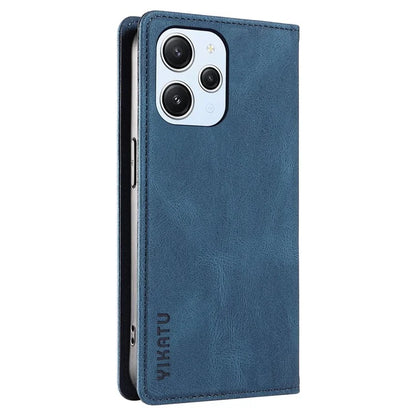 YIKATU YK-004 For Xiaomi Redmi Note 12 4G Case TPU + PU Leather Phone Cover Stand Wallet