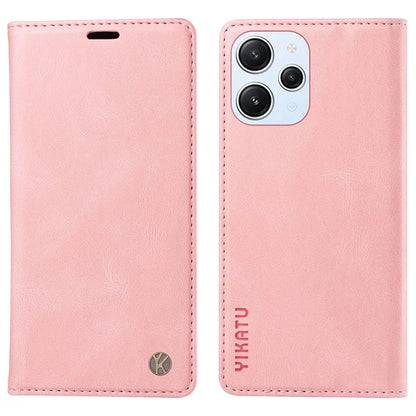 YIKATU YK-004 For Xiaomi Redmi Note 12 4G Case TPU + PU Leather Phone Cover Stand Wallet