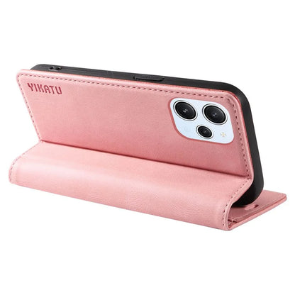 YIKATU YK-004 For Xiaomi Redmi Note 12 4G Case TPU + PU Leather Phone Cover Stand Wallet