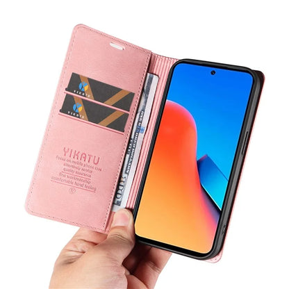 YIKATU YK-004 For Xiaomi Redmi Note 12 4G Case TPU + PU Leather Phone Cover Stand Wallet