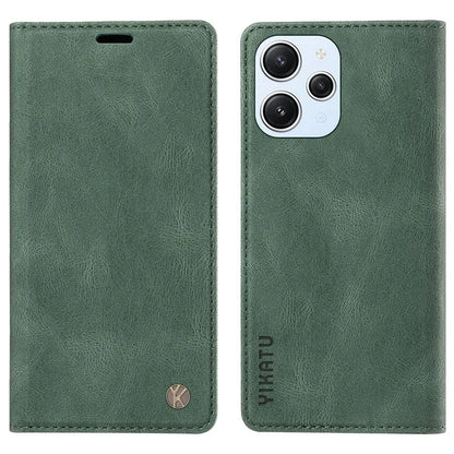 YIKATU YK-004 For Xiaomi Redmi Note 12 4G Case TPU + PU Leather Phone Cover Stand Wallet