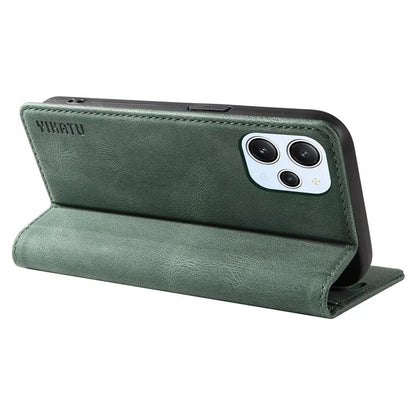 YIKATU YK-004 For Xiaomi Redmi Note 12 4G Case TPU + PU Leather Phone Cover Stand Wallet