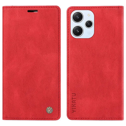 YIKATU YK-004 For Xiaomi Redmi Note 12 4G Case TPU + PU Leather Phone Cover Stand Wallet