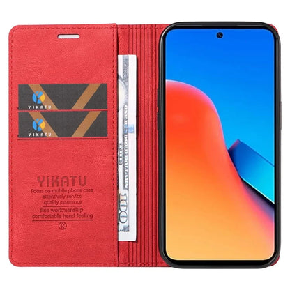 YIKATU YK-004 For Xiaomi Redmi Note 12 4G Case TPU + PU Leather Phone Cover Stand Wallet