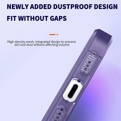 Anti-Drop Phone Case for iPhone 14 Plus Case PC+TPU Phone Cover with Glass Lens Film