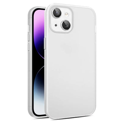 Anti-Drop Phone Case for iPhone 14 Plus Case PC+TPU Phone Cover with Glass Lens Film