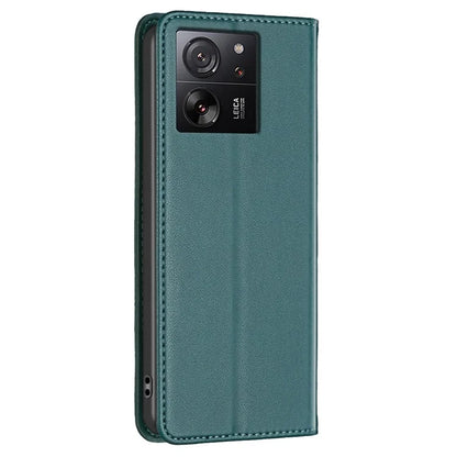 BINFEN COLOR BF18 For Xiaomi 13T / 13T Pro / Redmi K60 Ultra Case PU Leather Card Slots Phone Cover Shell