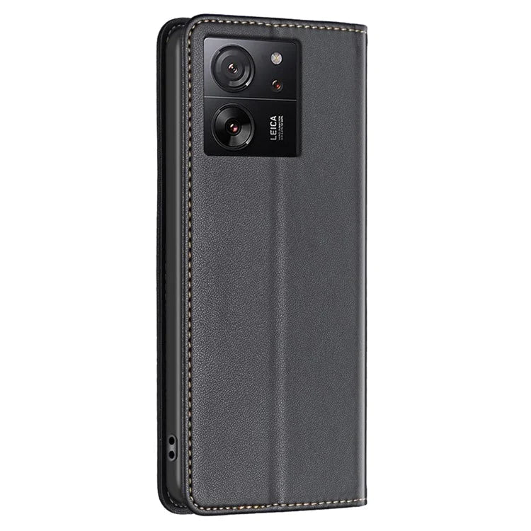 BINFEN COLOR BF18 For Xiaomi 13T / 13T Pro / Redmi K60 Ultra Case PU Leather Card Slots Phone Cover Shell
