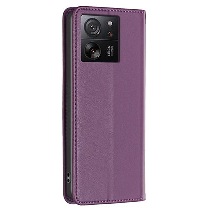 BINFEN COLOR BF18 For Xiaomi 13T / 13T Pro / Redmi K60 Ultra Case PU Leather Card Slots Phone Cover Shell