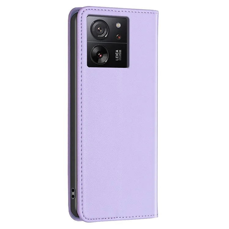 BINFEN COLOR BF18 For Xiaomi 13T / 13T Pro / Redmi K60 Ultra Case PU Leather Card Slots Phone Cover Shell