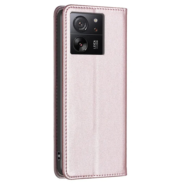 BINFEN COLOR BF18 For Xiaomi 13T / 13T Pro / Redmi K60 Ultra Case PU Leather Card Slots Phone Cover Shell