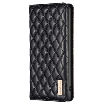 BINFEN COLOR BF Style-16 For Xiaomi 13T / 13T Pro / Redmi K60 Ultra Case PU Leather Rhombus Phone Cover