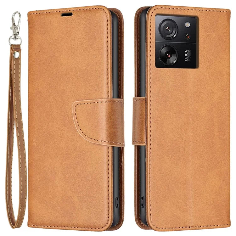 For Xiaomi 13T Pro / 13T / Redmi K60 Ultra Case Stand PU Leather Phone Cover Anti-Scratch Wallet