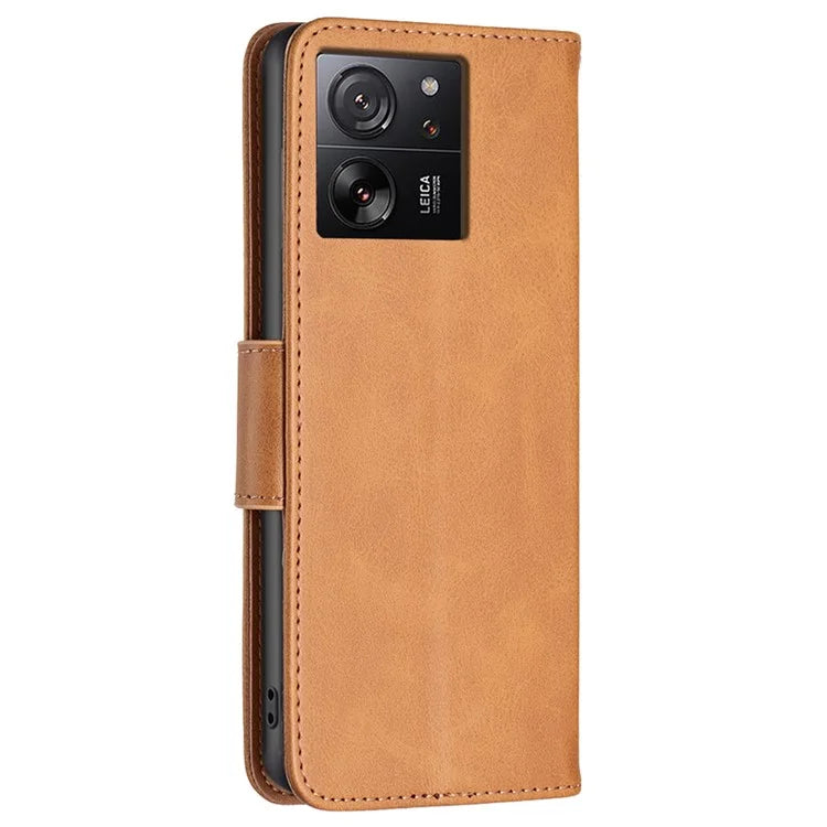 For Xiaomi 13T Pro / 13T / Redmi K60 Ultra Case Stand PU Leather Phone Cover Anti-Scratch Wallet