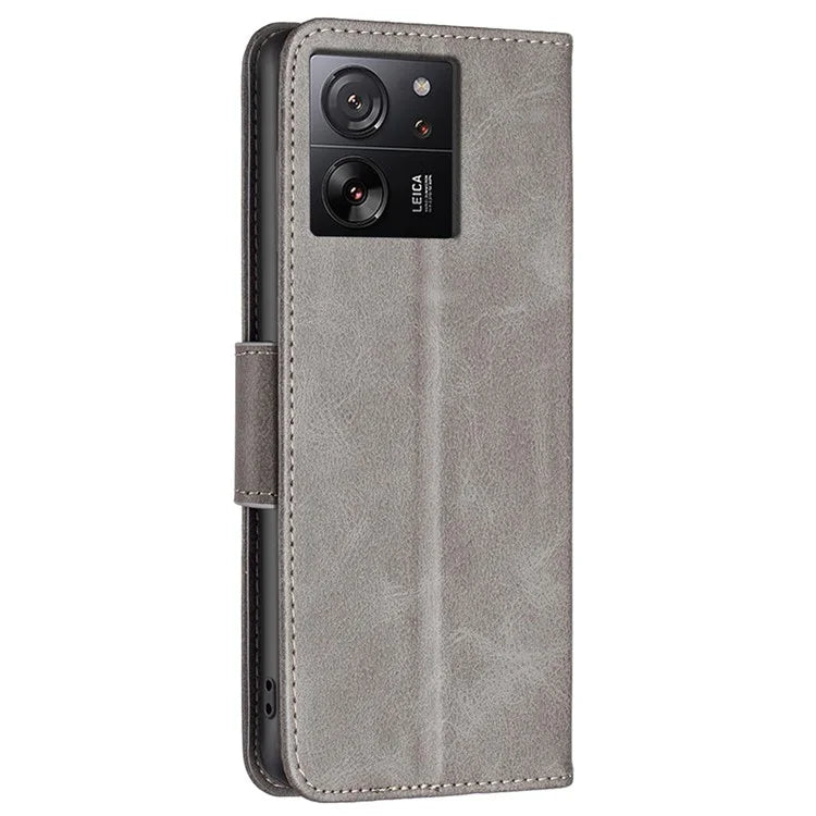 For Xiaomi 13T Pro / 13T / Redmi K60 Ultra Case Stand PU Leather Phone Cover Anti-Scratch Wallet