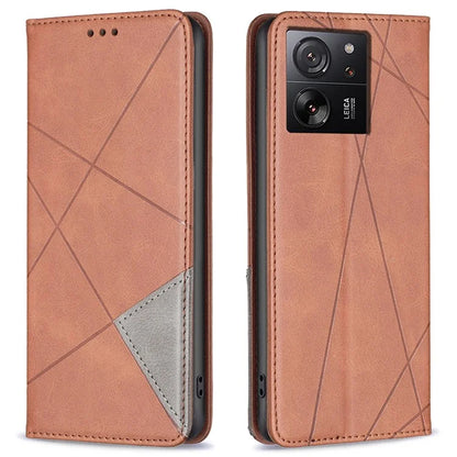 For Xiaomi 13T / 13T Pro / Redmi K60 Ultra Case Magnetic PU Leather Card Slot Phone Cover
