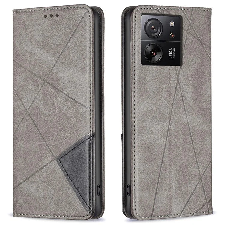 For Xiaomi 13T / 13T Pro / Redmi K60 Ultra Case Magnetic PU Leather Card Slot Phone Cover