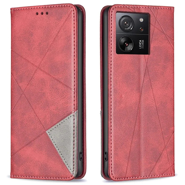 For Xiaomi 13T / 13T Pro / Redmi K60 Ultra Case Magnetic PU Leather Card Slot Phone Cover