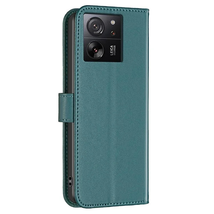 BINFEN COLOR BF17 For Xiaomi 13T Pro / 13T / Redmi K60 Ultra Case Wallet Leather Cell Phone Cover with Stand
