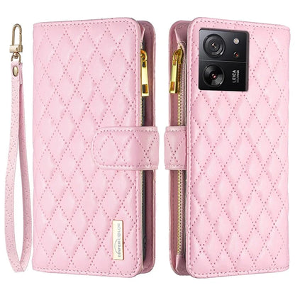 BINFEN COLOR BF Style-15 For Xiaomi 13T / 13T Pro / Redmi K60 Ultra Case PU Leather Zipper Wallet Phone Cover