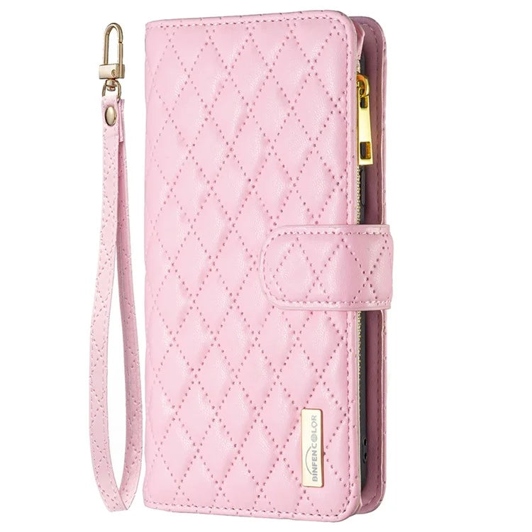 BINFEN COLOR BF Style-15 For Xiaomi 13T / 13T Pro / Redmi K60 Ultra Case PU Leather Zipper Wallet Phone Cover