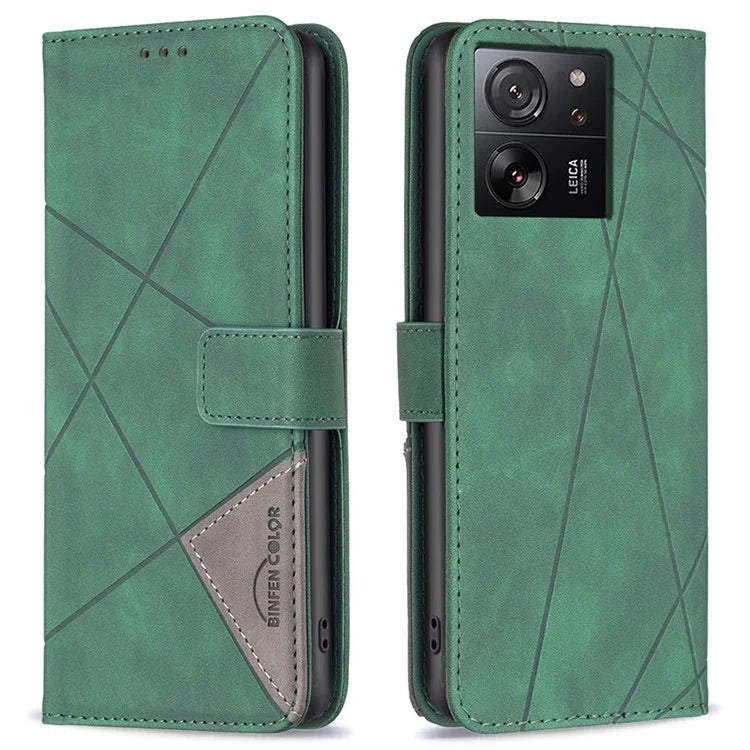 BINFEN COLOR BF05 For Xiaomi 13T / 13T Pro / Redmi K60 Ultra Case Leather Wallet Flip Phone Cover