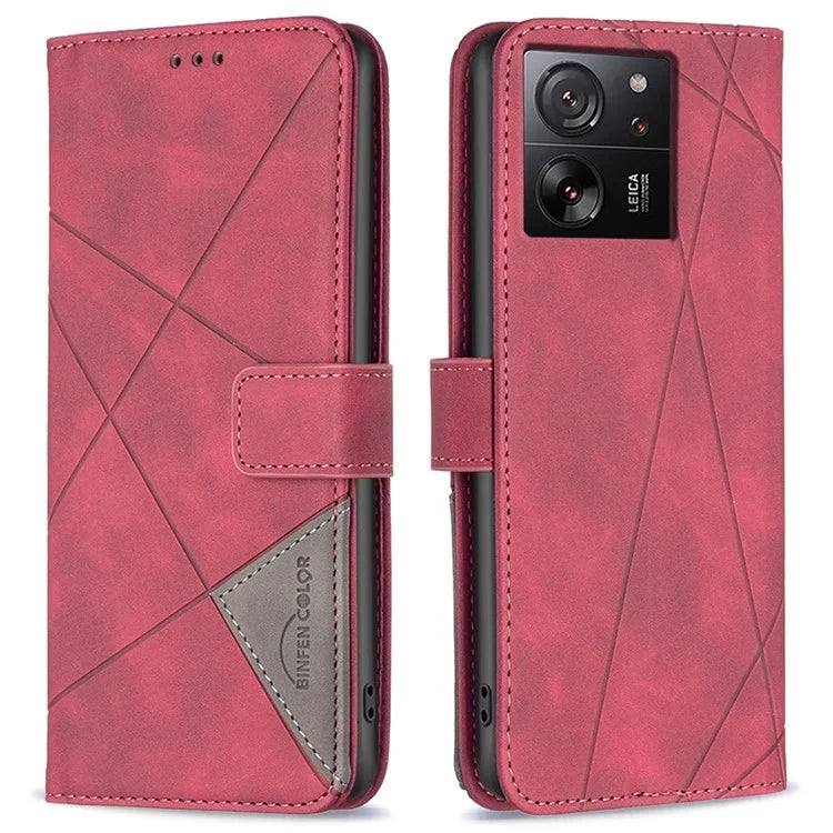 BINFEN COLOR BF05 For Xiaomi 13T / 13T Pro / Redmi K60 Ultra Case Leather Wallet Flip Phone Cover