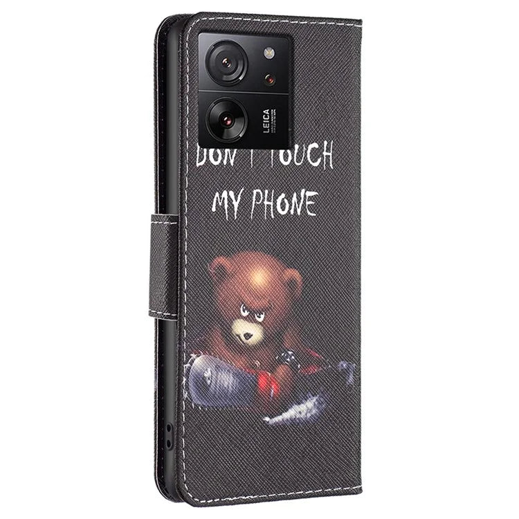 For Xiaomi 13T / 13T Pro / Redmi K60 Ultra Case PU Leather Pattern Flip Wallet Phone Cover