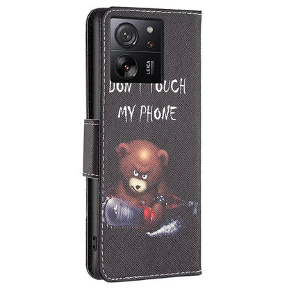 For Xiaomi 13T / 13T Pro / Redmi K60 Ultra Case PU Leather Pattern Flip Wallet Phone Cover