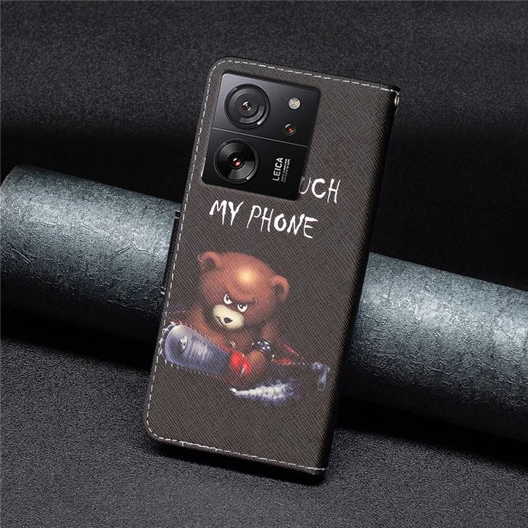 For Xiaomi 13T / 13T Pro / Redmi K60 Ultra Case PU Leather Pattern Flip Wallet Phone Cover