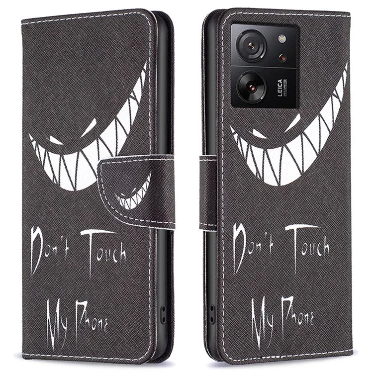 For Xiaomi 13T / 13T Pro / Redmi K60 Ultra Case PU Leather Pattern Flip Wallet Phone Cover