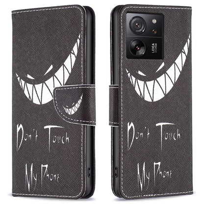 For Xiaomi 13T / 13T Pro / Redmi K60 Ultra Case PU Leather Pattern Flip Wallet Phone Cover