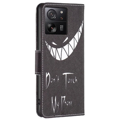 For Xiaomi 13T / 13T Pro / Redmi K60 Ultra Case PU Leather Pattern Flip Wallet Phone Cover