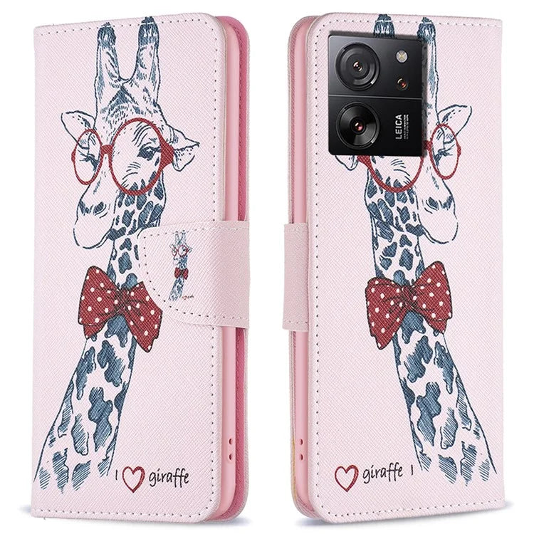 For Xiaomi 13T / 13T Pro / Redmi K60 Ultra Case PU Leather Pattern Flip Wallet Phone Cover