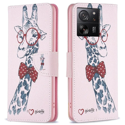For Xiaomi 13T / 13T Pro / Redmi K60 Ultra Case PU Leather Pattern Flip Wallet Phone Cover