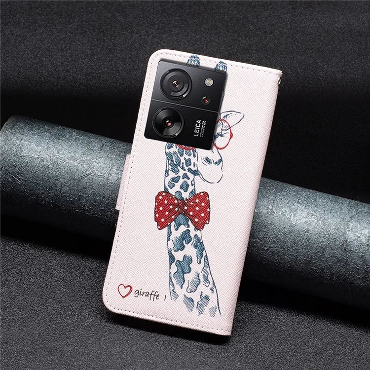 For Xiaomi 13T / 13T Pro / Redmi K60 Ultra Case PU Leather Pattern Flip Wallet Phone Cover