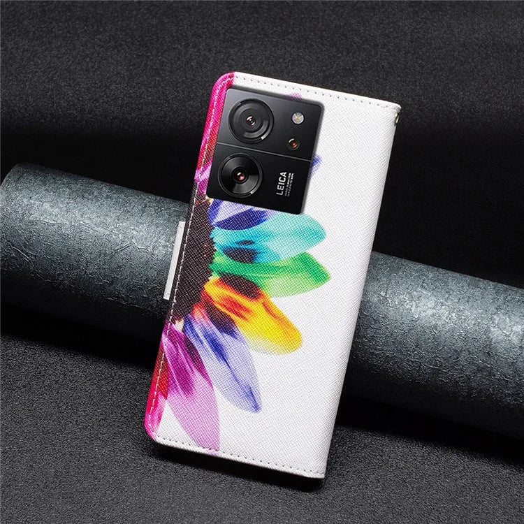 For Xiaomi 13T / 13T Pro / Redmi K60 Ultra Case PU Leather Pattern Flip Wallet Phone Cover