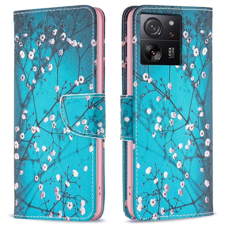 For Xiaomi 13T / 13T Pro / Redmi K60 Ultra Case PU Leather Pattern Flip Wallet Phone Cover