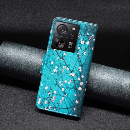 For Xiaomi 13T / 13T Pro / Redmi K60 Ultra Case PU Leather Pattern Flip Wallet Phone Cover