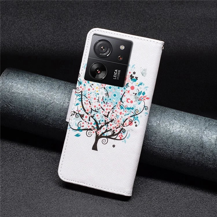For Xiaomi 13T / 13T Pro / Redmi K60 Ultra Case PU Leather Pattern Flip Wallet Phone Cover