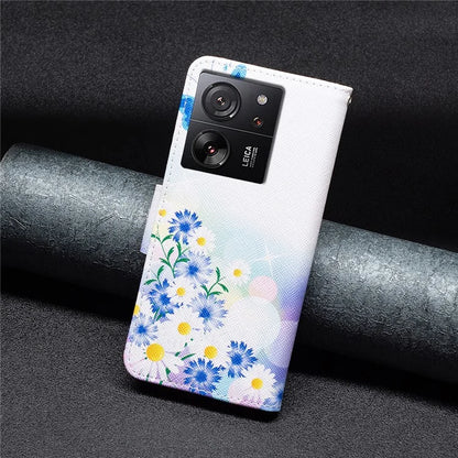 For Xiaomi 13T / 13T Pro / Redmi K60 Ultra Case PU Leather Pattern Flip Wallet Phone Cover