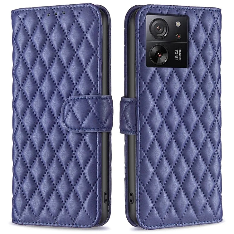 BINFEN COLOR BF Style-14 For Xiaomi 13T / 13T Pro / Redmi K60 Ultra Case PU Leather Wallet Stand Phone Cover