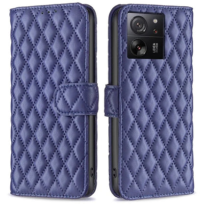 BINFEN COLOR BF Style-14 For Xiaomi 13T / 13T Pro / Redmi K60 Ultra Case PU Leather Wallet Stand Phone Cover