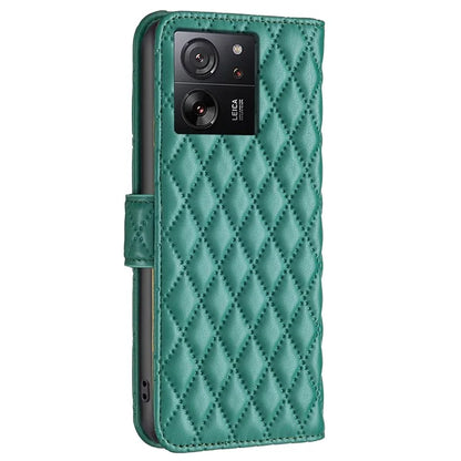 BINFEN COLOR BF Style-14 For Xiaomi 13T / 13T Pro / Redmi K60 Ultra Case PU Leather Wallet Stand Phone Cover