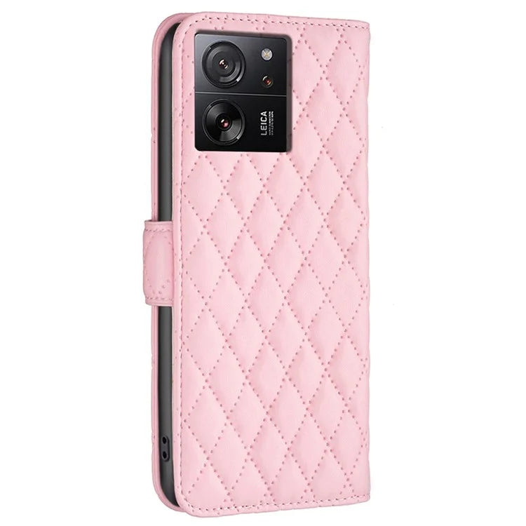 BINFEN COLOR BF Style-14 For Xiaomi 13T / 13T Pro / Redmi K60 Ultra Case PU Leather Wallet Stand Phone Cover