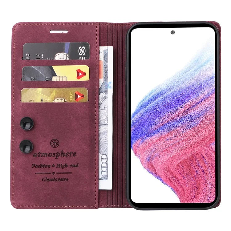 006 Series For Samsung Galaxy A33 5G Case PU Leather Phone Wallet Cover