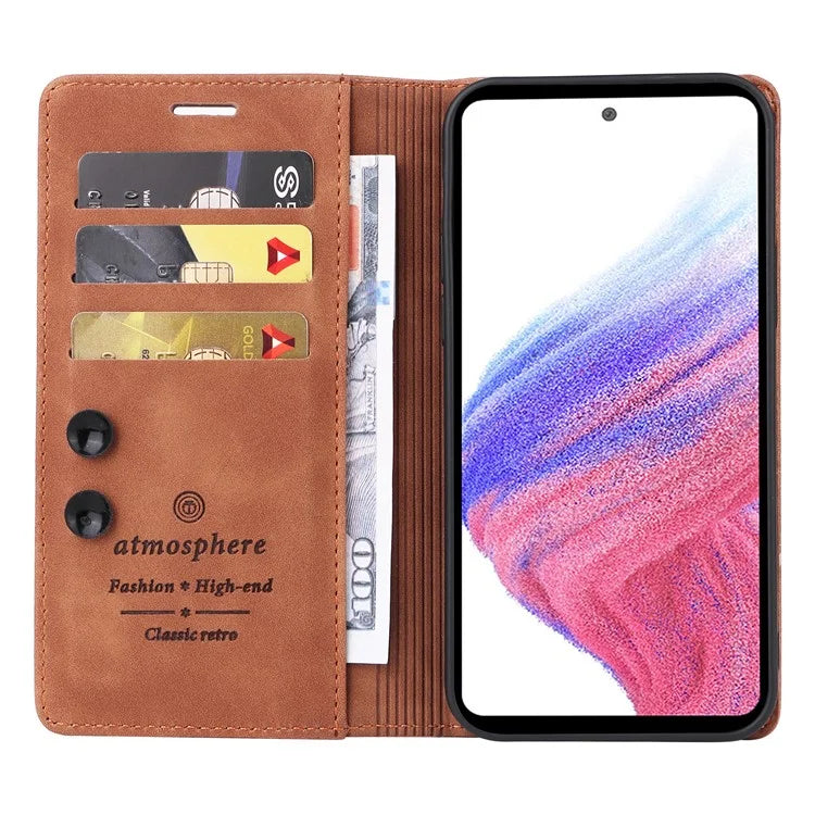 006 Series For Samsung Galaxy A33 5G Case PU Leather Phone Wallet Cover