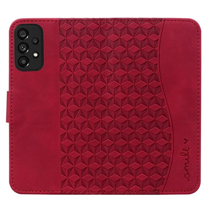 For Samsung Galaxy A53 5G Case Imprinted Leather Stand Phone Cover