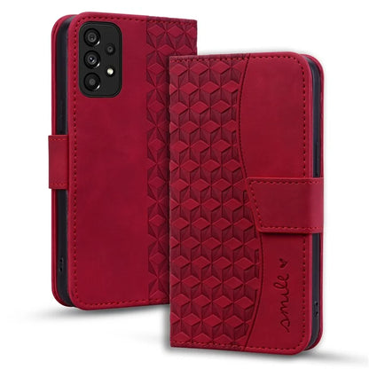 For Samsung Galaxy A53 5G Case Imprinted Leather Stand Phone Cover