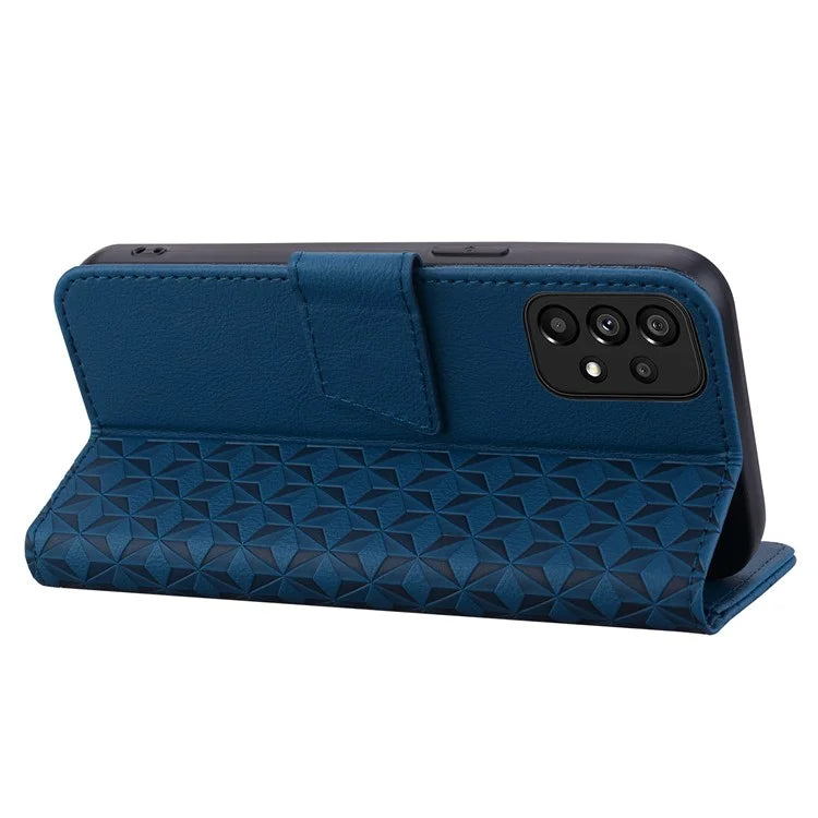 For Samsung Galaxy A53 5G Case Imprinted Leather Stand Phone Cover